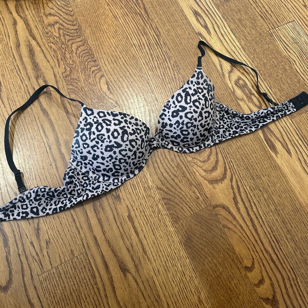 Leopard Print Women's Bra